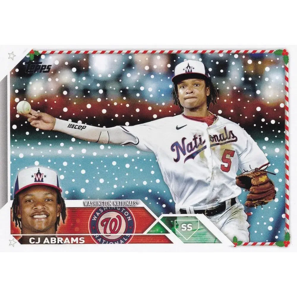 2023 Topps Holiday CJ Abrams H11 Washington Nationals